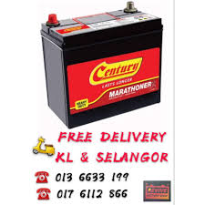 Beli baterai a23, a27, c, d, aa, aaa › awet & berkualitas › harga terbaru › cicilan 0% ✅ gratis ongkir ⚡ produk asli ⭐ ruparupa. Ns60s Car Battery Century Marathoner Mf Bateri Kereta Free Delivery Inspection Installation For Kl And Selangor Shopee Malaysia
