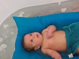 I didn't use this exact product with my babies but i had a very a bath support could be a sling, pillow, or solid insert that keeps baby in the correct position in the bath. In Case Your Baby Has Grown Out Of Baby Bath June 2017 Babycenter Australia
