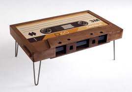Double Diamond Cassette Tape Coffee Table Rattan Furniture Is A Favorite Of Ours So Is This Find By Cupcakehero Via Home Cassette Tapes Furniture Retro Coffee Tables