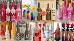 Bottle craft ideas for home decoration. Diy Glass Bottle Decoration Ideas Diy Room Decor Projects Youtube