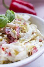 Chinakohlsalat Low Carb Chinakohlsalat Lebensmittel Essen Low Carb Kostlichkeiten