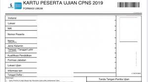 Simak info lengkapnya dalam kapan tanggal jadwal skb tes cpns kemenkumham 2020. Cek Ketentuan Cetak Kartu Ujian Cpns 2019 Tak Boleh Dilaminating Dilakukan Setelah 1 Januari 2020 Tribun Jogja