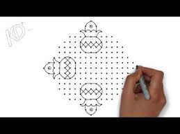 இந்த ரங்கோலி ஒரு புதிய விதமான ரங்கோலி கோலமாக. Pongal Kolam Designs With 10 Dots Easy And Simple Rangoli 13 Dots Sankr