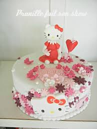 Gateau Hello Kitty Prunille Fait Son Show Gateau Hello Kitty Tout Chocolat Decoration Gateau