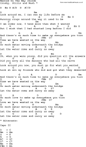 You Must Go For What You Wanted Guitar Chords For Songs Songs Pop Songs