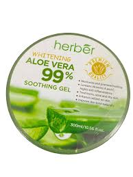 We added cucumber to help keep the skin toned, fresh and soft with highly effective antioxidant benefits. Herber Whitening Aloe Vera Soothing Gel 99 Less4you Lk