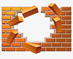 Vector Broken Brick Wall Effect Brick Clipart Vector Yellow Png Transparent Clipart Image And Psd File For Free Download Brick Wall Wall Clip Art
