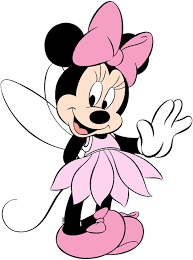 Baby Minnie Mouse Clipart Black And White Minnie Dressed As A Fairy Minnie Desenho Mickey Mouse Pintura Para Criancas