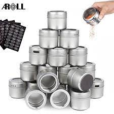 Buy the best and latest metal spice containers on banggood.com offer the quality metal spice containers on sale with worldwide free shipping. New Magnetic Spice Jars Tins Stainless Steel Spice Jars Set With Clear Lid Labels Seasoning Pepper Spice Storage Container Box Spice Pepper Shakers Aliexpress
