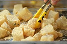 古代貴族點心 蕨餅 超詳細步驟 成功率高3 種澱粉大比拼how to make warabi mochi with 3 different kind of starch 肥丁手工坊 raw cane