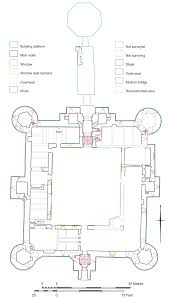 Castle defenses sources while medieval castles were all different, many shared similar attributes, like a great hall, a deep moat, a kitchen, etc. 5 Bodiam Castle Ground Floor Plan Download Scientific Diagram