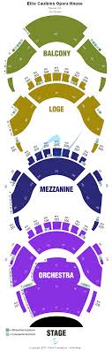 Ellie Caulkins Opera House Seating Chart