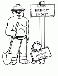 Smokey bear is an american campaign and advertising icon of the u.s. Smokey And The Bandit Colouring Pages 176547 Smokey Bear Coloring Coloring Home