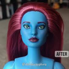 Sangria Wine Red Nylon Doll Hair for Rerooting Custom Fashion Dolls,  38-inch