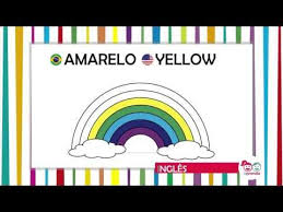 Aprendendo Ingles Arco Iris Rainbow In 2020 Rainbow Education Turn Ons