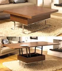 Two block storage coffee table white. Switched On Set Dwell Convertible Coffee Table Turns Into A Dining Table