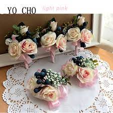 Good luck flowers for wedding. Yo Cho Good Luck Red Artificial Wrist Flower Bridesmaid Sisters Hand Flowers Fake Bride Flowers Wedding Decoration Prom Party Flower Wedding Decoration Flower Weddingflowers Bridesmaid Aliexpress