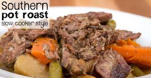 This gluten free and dairy free beef stew is so hearty and delicious! Southern Pot Roast Slow Cooker Style Nerdy Mamma