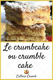 Le Crumbcake Mi Crumble Mi Cake La Recette Facile Culture Crunch En 2020 Crumble Poire Chocolat Gateaux Et Desserts Recettes Sucrees