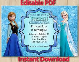 Use our printable frozen invitation templates to make your unique invitations… for free… download, customize and add your wording to match your party theme. Frozen Printable Editable Birthday Invitations Frozen Birthday Invitations Disney Frozen Birthday Frozen Birthday