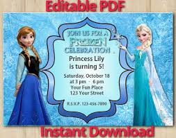 Party invite template frozen birthday party invites birthday party invitations printable frozen party birthday party invitations free frozen bday party online birthday invitations. Frozen Printable Editable Birthday Invitations Frozen Birthday Invitations Disney Frozen Birthday Frozen Birthday