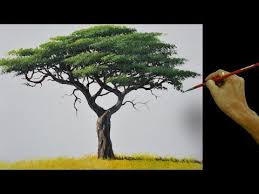 Wir zeigen die anwendung und die wirkung von acrylfarbe. How To Paint Realistic Acacia Tree Acrylic Painting Tutorial Youtube Paintingfuls Baum Malen Tipps Fur Die Acrylmalerei Baumbilder