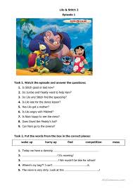 Lilo and stitch go together like peanut butter and jelly, even though they're really as . Lilo Stitch 2 English Esl Worksheets For Distance Learning And Physical Classrooms