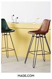 There are 169 tan bar stools for sale on etsy, and they cost $146.73 on average. Kendal Bar Stool Tan And Black Bar Stools Industrial Kitchen Design Industrial Style Kitchen