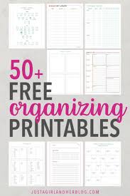 Subscribe to the free printable newsletter. Free Printable Library 65 Free Printables To Organize Your Life