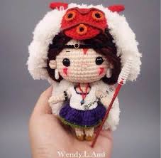 To save his life, he must journey to the forests. Amigurumi Princess Mononoke Free Patttern Amigurumim