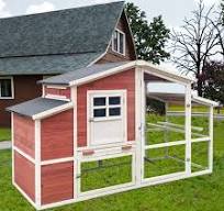 Large Wooden Chicken Coop Design Wholesale Hen House Poultry House with Ramp