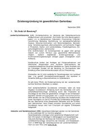 Unsere mitarbeiter sind bei ibau beschäftigt und bringen tagtäglich auftraggeber und baufirmen zusammen. Existenzgrundung Im Gewerblichen Gartenbau