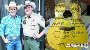 It was released in february 1995 as the fourth and last single from his album no ordinary man. Lamar County Deputy Gifted Guitar From Country Music Star Tracy Byrd Myparistexas