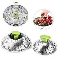 This stainless steel vegetable steamer basket also fits 3,5,6,8 quart ultra, duo, lux, plus and mini instant pot pressure cookers. Small Kitchen Appliances Steamer Basket Stainless Steel Vegetable Steamer Basket Folding Steamer Insert F Home Garden