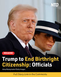 Ending birthright citizenship will be one of President-elect Donald Trump's  first moves upon his return to the Oval Office, according to incoming White  House officials.