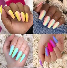 Ballerina's nails are essentially the stiletto nail, but with a square rather than the pointy tip. Elegant Coffin Nails Archives Fashion Lifestyle Blog