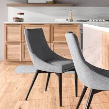 Mercury Row Blaisdell Linen Upholstered Side Chair Reviews Dining Chairs Upholstered Dining Chairs Upholstered Side Chair