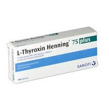 L Tiroksin L Thyroxin 75 Henning Levothyroxine Sodium 50 Stk Parafarmacevtika Vsego Mira
