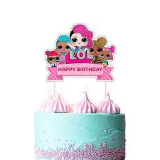 We have 30 images about lol edible cake decorations including images, pictures, photos, wallpapers, and more. Lol Cake Topper Happy Birthday Cake Topper Pink Cake Decorations For Bday Theme Party Single Side 1 Count Buy Online In Tajikistan At Tajikistan Desertcart Com Productid 124512867