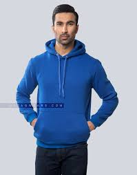 Royal Blue Pullover Fleece Hoodie