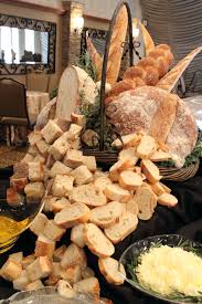 The Atlantis Ballroom Wedding Food Display Pasta Bar Bread Display