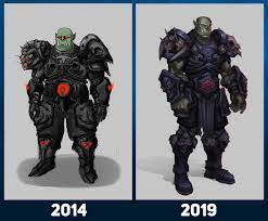 Redraw Of My Old Doodle Now This Orc Is A Big Guy Warcraft Worldofwarcraft Warcraftart Az Warcraft Movie Warcraft Art Craft Memes