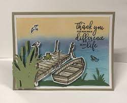 By The Dock Stamped Cards Stampin Up By The Dock Stamping Up Cards
