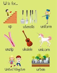 Many Words Begin With Letter U Download Free Vectors Clipart Graphics Vector Art