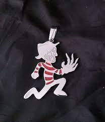 Large Freddy Krueger Charm Icp Pendant Juggalo Hatchetman Freddy Krueger Evil Clowns Insane Clown Posse
