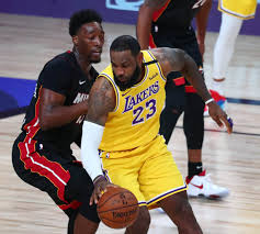 Did you find what you were looking for? Nba Finals Lakers Dominate Injury Plagued Heat In Game 1