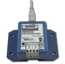 Throwing the switch relay with a command from software enables make or break of an electrical circuit using the. Adu222 Usb Solid State Relay I O Interface