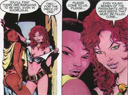 Robert E Howard's Red Sonja Death in Scarlet One-shot Comic Cross Plains  REH