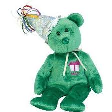 Birthday Bear Beanie Baby Worth Ty Beanie Baby May The Teddy Birthday Bear W Hat By Ty Http Www Amazon Com Dp Beanie Baby Bears Baby Beanie Beanie Bears