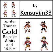 Wiz:pokemon trainer gold, the one that continued red's story. Sprites Trainer Gold Pokemon G S Hg Ss Remake By Kensuyjin33 On Deviantart